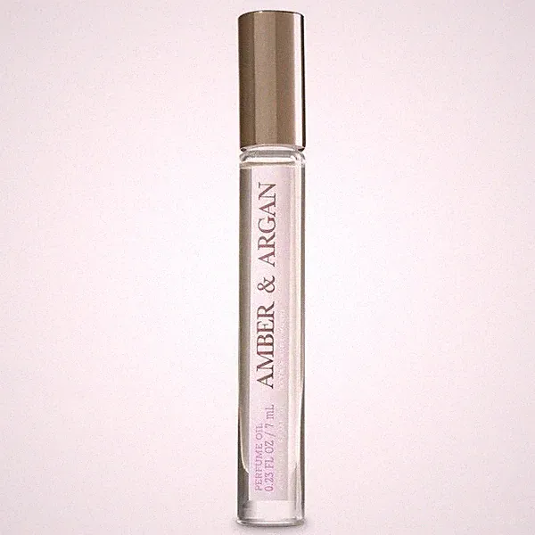 1 Bath & Body Works Amber & Argan Perfume Oil Rollerball 0.23 FL OZ / 7 mL