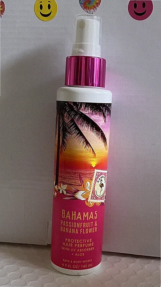 Bath & Body Works Bahamas Passionfruit & Banana Flower Hair Perfume 4.9 Oz NEW