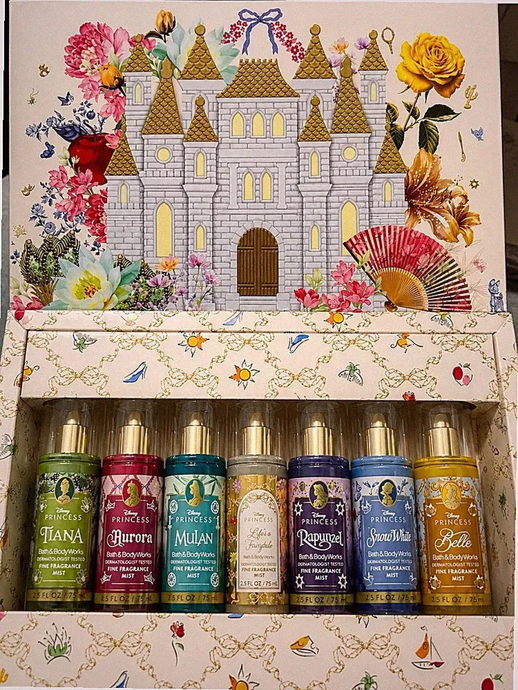 Bath & Body Works Disney Princess 7 Piece Fine Fragrance Scent Mist