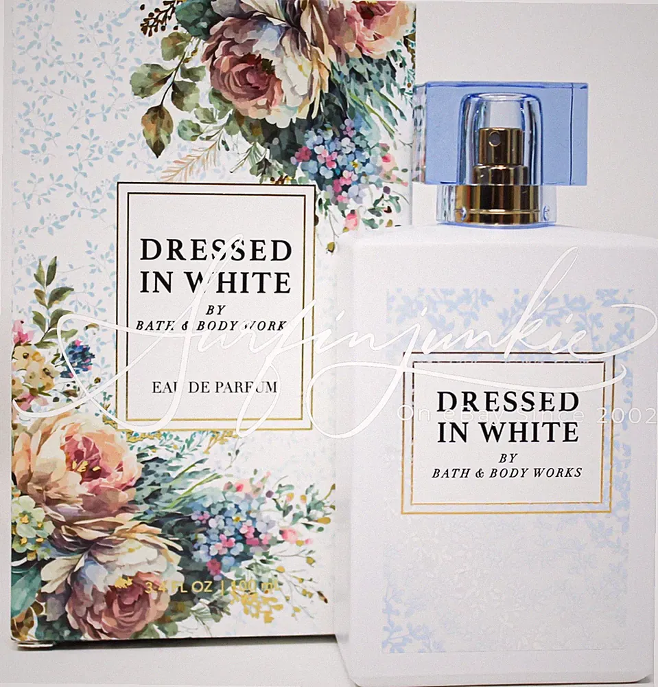 Bath & Body Works Dressed In White Eau De Parfum Perfume 3.4 oz Wedding Bride