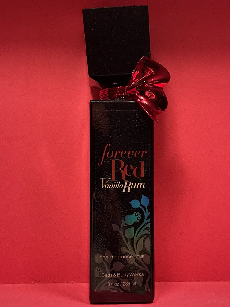 Bath & Body Works FOREVER RED VANILLA RUM Fragrance Mist 8.0oz RARE New Read