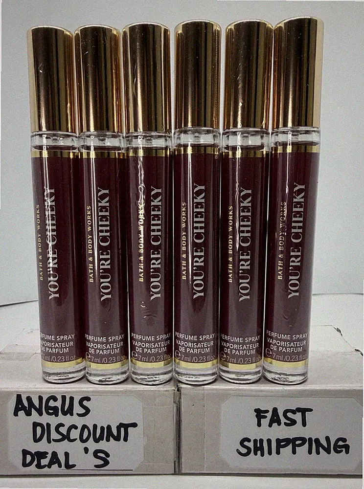 Bath & Body Works You're Cheeky Perfume “6 Pack” Travel Spray 7ml/0.23fl.oz. New