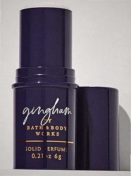 Gingham Solid Perfume Bath & Body Works 0.21 oz travel purse size