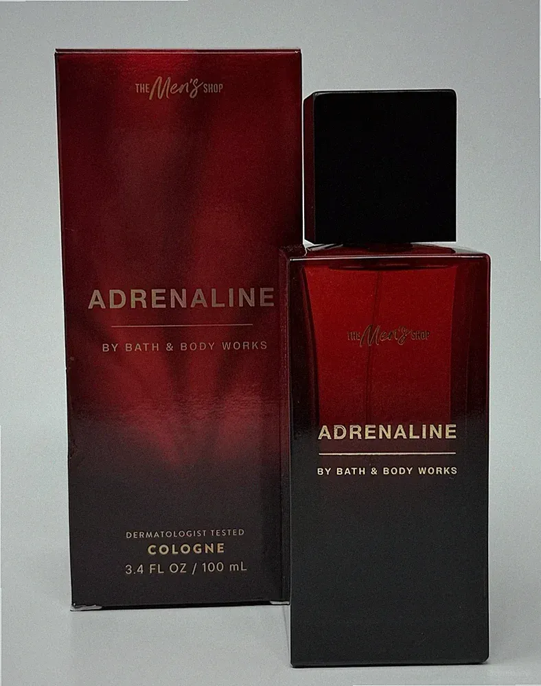 NEW Bath & Body Works Adrenaline Mens Shop Cologne Mist Perfume Spray 3.4oz