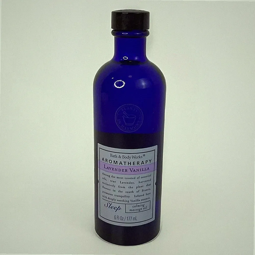 NEW Bath & Body Works Aromatherapy Lavender Vanilla Calming Oil 6 fl oz SLEEP