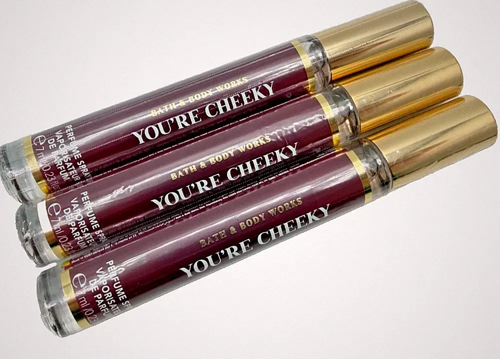 NEW Bath & Body Works Lot of 3 Travel You're Cheeky EDP Perfume Spray 0.23 oz